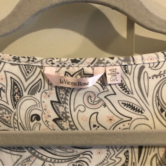 La Vie En Rose Night Shirt, Mid Length - Picture 6 of 8